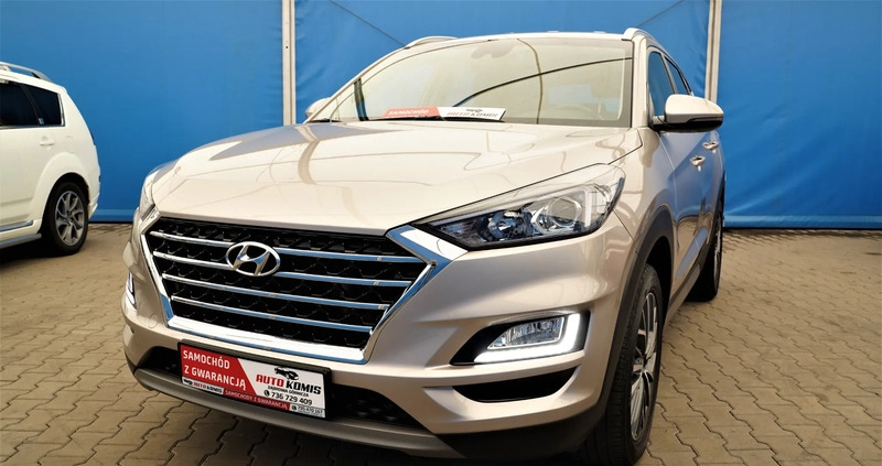 Hyundai Tucson cena 93990 przebieg: 80900, rok produkcji 2019 z Ryn małe 781